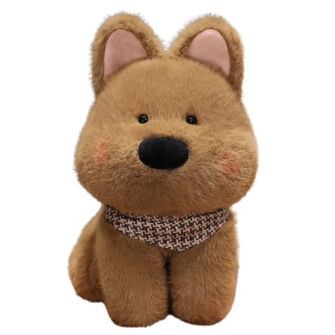 Pluszowa Maskotka Przytulanka Piesek Z Chustą Brązowy 25cm Pluszowa Maskotka Przytulanka Piesek Z Chustą Brązowy 25cm