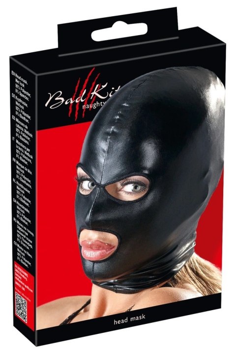 Bad Kitty - Czarna Maska Z Otworem Na Oczy I Usta