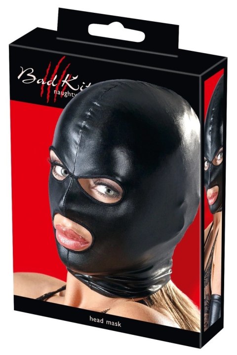 Bad Kitty - Czarna Maska Z Otworem Na Oczy I Usta