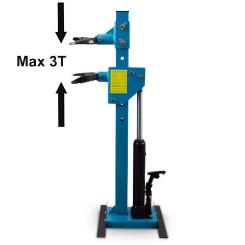 Stabilny Hydrauliczny Ściągacz Do Sprężyn Nacisk do 3t Zakres od 9-40cm Stabilny Hydrauliczny Ściągacz Do Sprężyn Nacisk do 3t Zakres od 9-40cm