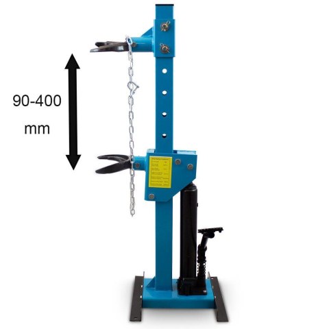 Stabilny Hydrauliczny Ściągacz Do Sprężyn Nacisk do 3t Zakres od 9-40cm Stabilny Hydrauliczny Ściągacz Do Sprężyn Nacisk do 3t Zakres od 9-40cm