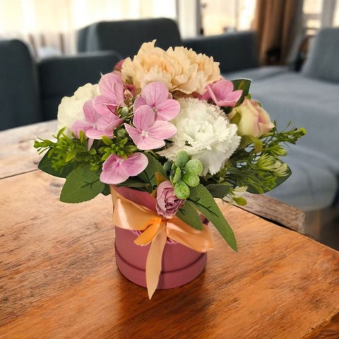 FLOWERBOX SZTUCZNE KWIATY W PUDEŁKU NA DZIEŃ MATKI URODZINY IMIENINY FLOWERBOX SZTUCZNE KWIATY W PUDEŁKU NA DZIEŃ MATKI URODZINY IMIENINY