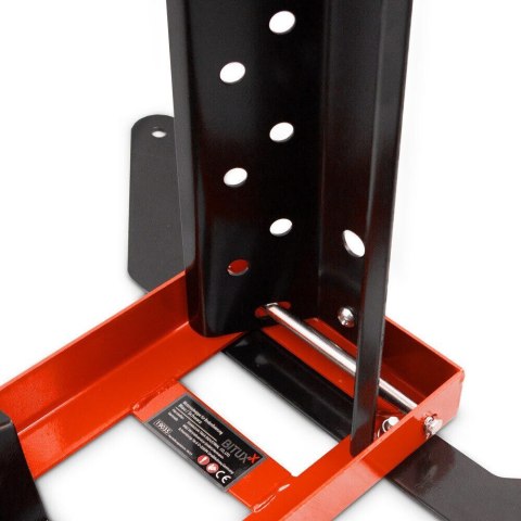 Uchwyt transportowy do motocykla 450kg czerwony Uchwyt transportowy do motocykla 450kg czerwony