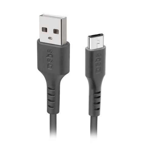 Kabel przewód USB-A - Micro-USB 1m - czarny Kabel przewód USB-A - Micro-USB 1m - czarny