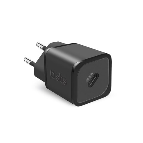 Ładowarka sieciowa Power Delivery GaN USB-C 20W - czarna Ładowarka sieciowa Power Delivery GaN USB-C 20W - czarna
