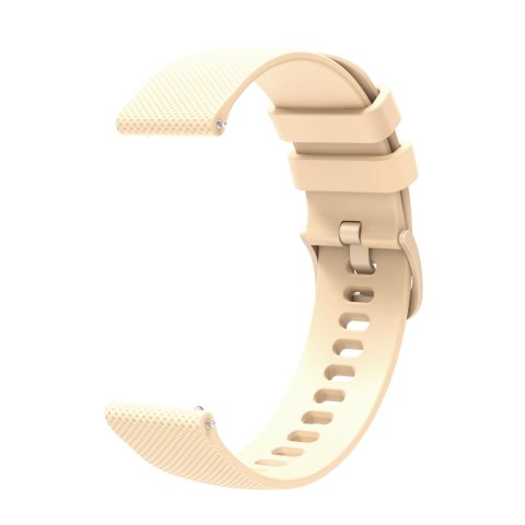 Pasek silikonowy do smartwatcha Huawei Watch GT2/GT3 42mm - beżowy Pasek silikonowy do smartwatcha Huawei Watch GT2/GT3 42mm - beżowy