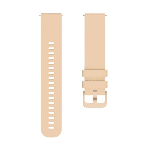Pasek silikonowy do smartwatcha Huawei Watch GT2/GT3 42mm - beżowy Pasek silikonowy do smartwatcha Huawei Watch GT2/GT3 42mm - beżowy