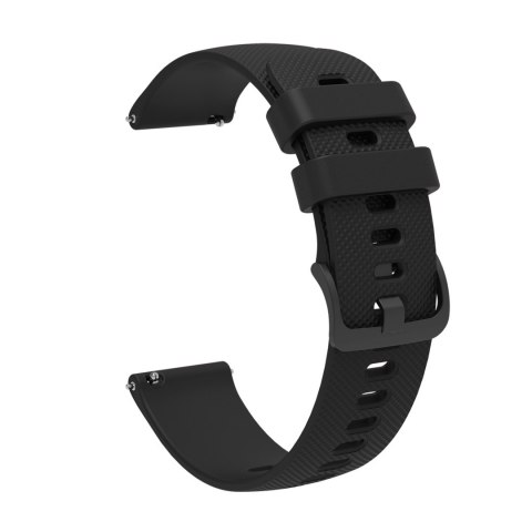 Pasek silikonowy do smartwatcha Huawei Watch GT2/GT3 42mm - czarny Pasek silikonowy do smartwatcha Huawei Watch GT2/GT3 42mm - czarny