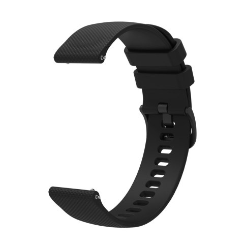 Pasek silikonowy do smartwatcha Huawei Watch GT2/GT3 42mm - czarny Pasek silikonowy do smartwatcha Huawei Watch GT2/GT3 42mm - czarny
