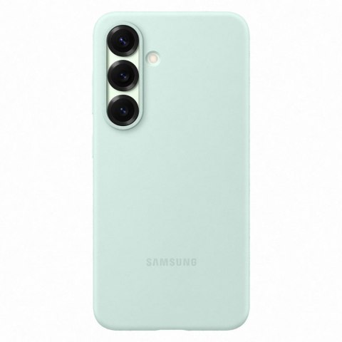 Etui silikonowe plecki Samsung Silicone Case do Samsung Galaxy S25 - miętowe Etui silikonowe plecki Samsung Silicone Case do Samsung Galaxy S25 - miętowe