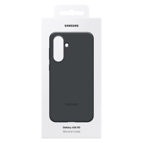 Etui silikonowe pokrowiec Samsung Rugged na Samsung Galaxy A36 5G - czarne Etui silikonowe pokrowiec Samsung Rugged na Samsung Galaxy A36 5G - czarne