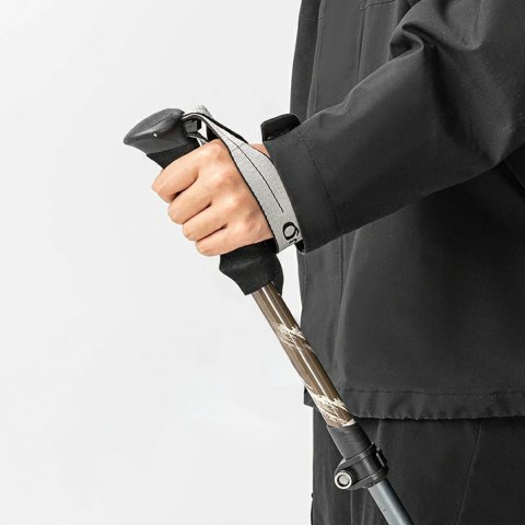 Kijki trekkingowe nordic walking aluminiowe 110 - 130 cm - brązowe Kijki trekkingowe nordic walking aluminiowe 110 - 130 cm - brązowe