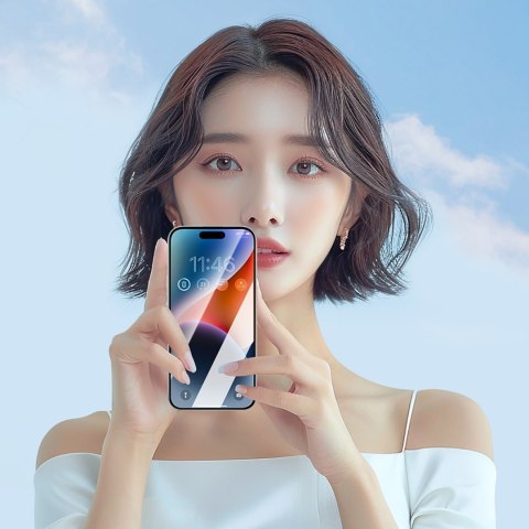 Szkło hartowane z antyrefleksem na iPhone 16 Pro Szkło hartowane z antyrefleksem na iPhone 16 Pro