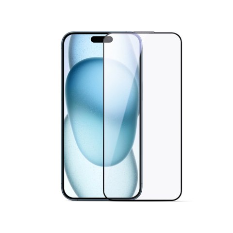Szkło hartowane z czarną ramką 2.5D Anti-Blue Light Dustproof na iPhone 15 Plus/16 Plus Szkło hartowane z czarną ramką 2.5D Anti-Blue Light Dustproof na iPhone 15 Plus/16 Plus
