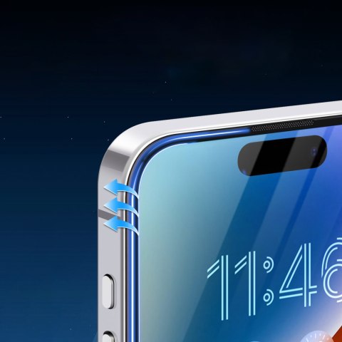 Szkło ochronne hartowane Corning Eyecare na iPhone 16 Pro Szkło ochronne hartowane Corning Eyecare na iPhone 16 Pro