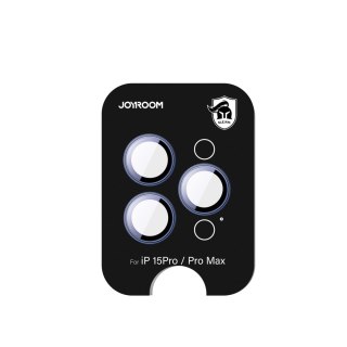 Szkło ochronne na obiektywy iPhone 15 Pro/15 Pro Max - niebieskie