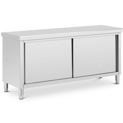 Stół blat roboczy centralny z szafką przelotową STAL 180 x 60 cm Stół blat roboczy centralny z szafką przelotową STAL 180 x 60 cm