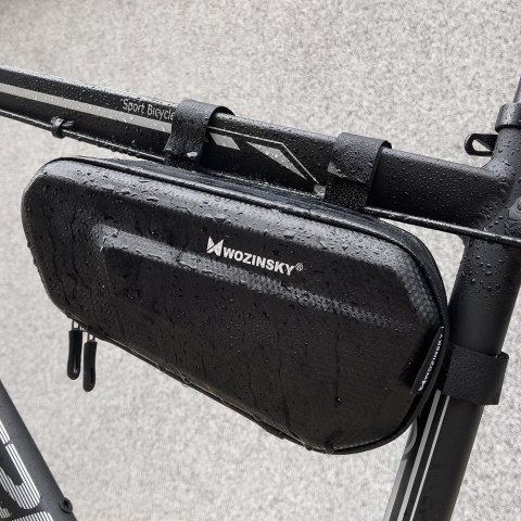 Torba rowerowa na ramę roweru 1.5 l czarny Torba rowerowa na ramę roweru 1.5 l czarny