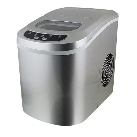 Kostkarka do lodu 2,2L 12kg/24h srebrna kompaktowa 2 rozmiary kostek Kostkarka do lodu 2,2L 12kg/24h srebrna kompaktowa 2 rozmiary kostek