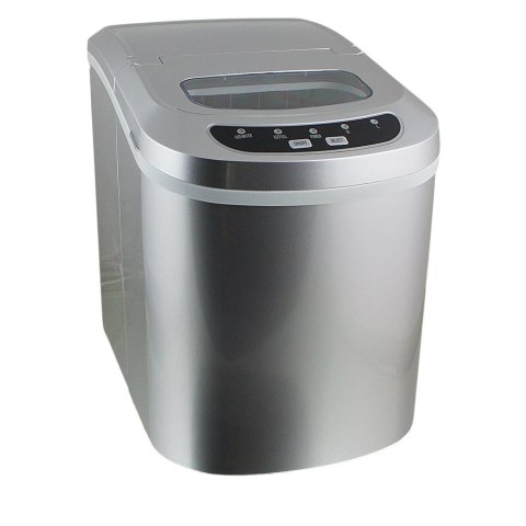 Kostkarka do lodu 2,2L 12kg/24h srebrna kompaktowa 2 rozmiary kostek Kostkarka do lodu 2,2L 12kg/24h srebrna kompaktowa 2 rozmiary kostek