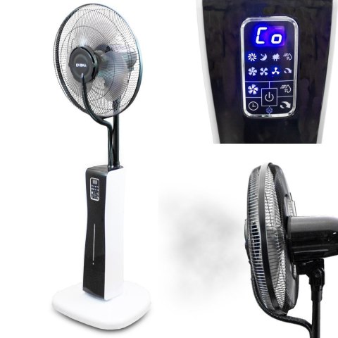 Wentylator ultradźwiękowy led 3w1 z nawilżaczem pilot 75w oscylacyjny Wentylator ultradźwiękowy led 3w1 z nawilżaczem pilot 75w oscylacyjny