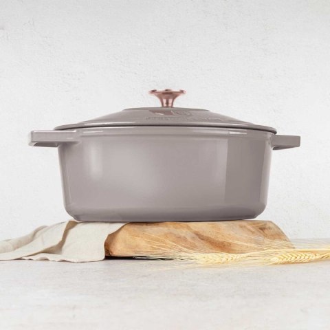 EMALIOWANA BRYTFANNA ŻELIWNA 30cm BERLINGER HAUS BH-6541 TAUPE EMALIOWANA BRYTFANNA ŻELIWNA 30cm BERLINGER HAUS BH-6541 TAUPE