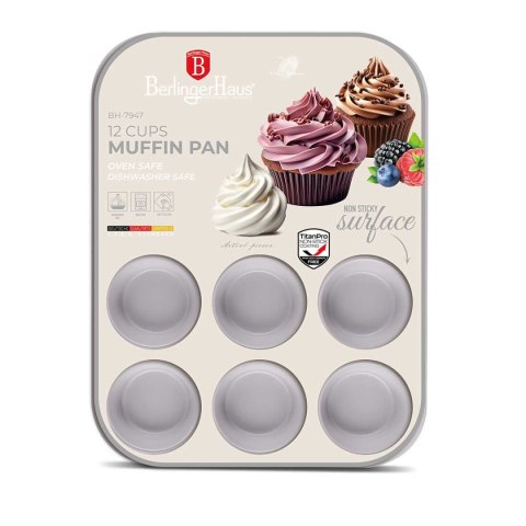 FORMA TYTANOWA DO 12 MUFFINEK BERLINGER HAUS BH-7947 TAUPE FORMA TYTANOWA DO 12 MUFFINEK BERLINGER HAUS BH-7947 TAUPE