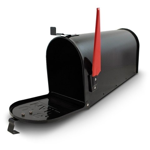 Skrzynka pocztowa usa postmail czarna stalowa amerykańska z flaga listy Skrzynka pocztowa usa postmail czarna stalowa amerykańska z flaga listy