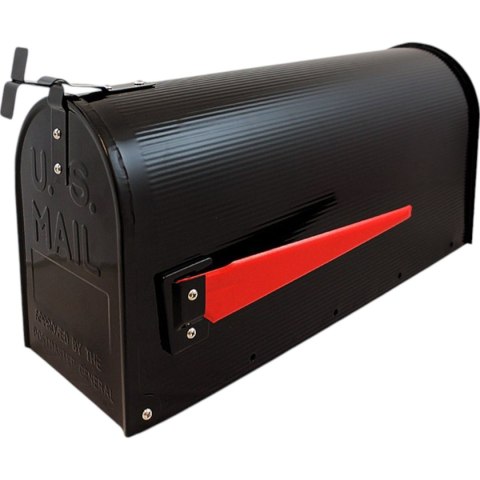 Skrzynka pocztowa usa postmail czarna stalowa amerykańska z flaga listy Skrzynka pocztowa usa postmail czarna stalowa amerykańska z flaga listy