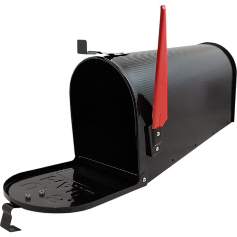 Skrzynka pocztowa usa postmail czarna stalowa amerykańska z flaga listy Skrzynka pocztowa usa postmail czarna stalowa amerykańska z flaga listy