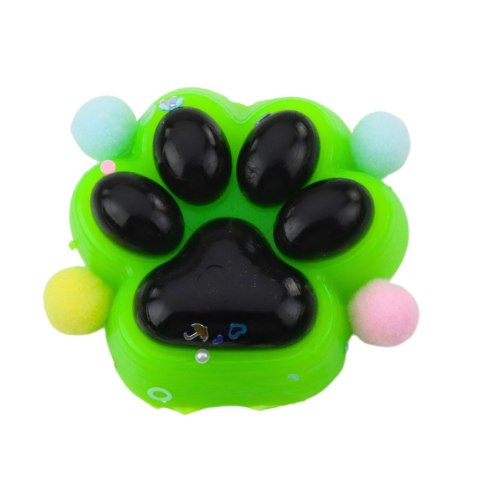 Gniotek Kocia Łapka Antystresowa Sensoryczna Squishy Czarno-Zielona Gniotek Kocia Łapka Antystresowa Sensoryczna Squishy Czarno-Zielona