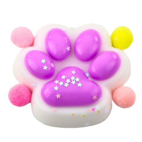 Gniotek Kocia Łapka Antystresowa Sensoryczna Squishy Gwiazdki Fioletowa Gniotek Kocia Łapka Antystresowa Sensoryczna Squishy Gwiazdki Fioletowa