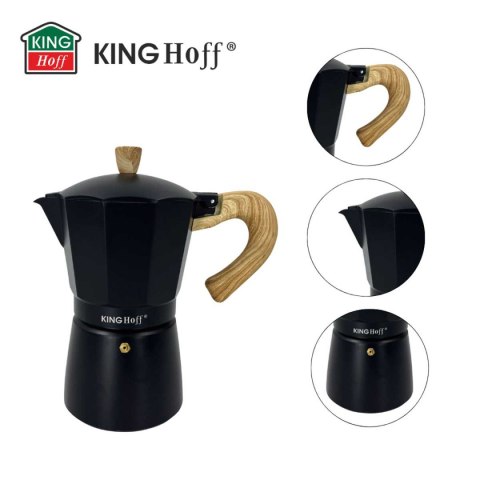 KAWIARKA ZAPARZACZ DO KAWY 300ml KINGHOFF KH-1886 INDUKCJA KAWIARKA ZAPARZACZ DO KAWY 300ml KINGHOFF KH-1886 INDUKCJA