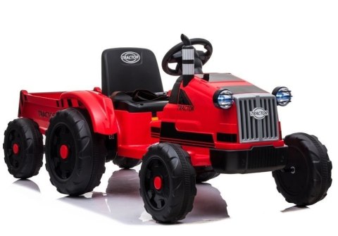 Traktor na Akumulator z Przyczepą CH9959 Czerwony Traktor na Akumulator z Przyczepą CH9959 Czerwony