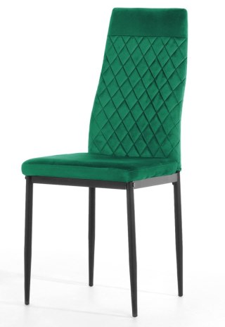 Krzesło tapicerowane VALVA CARO VELVET GREEN
