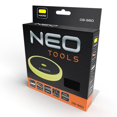 PAD POLERSKI 150*150*25MM GĄBKA TWARDA