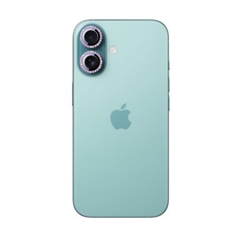 Szkło ochronne na obiektywy iPhone 16/16 Plus - różowe Szkło ochronne na obiektywy iPhone 16/16 Plus - różowe