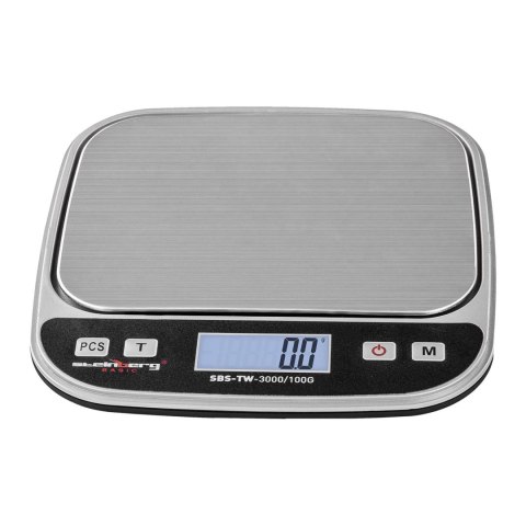 Waga precyzyjna laboratoryjna SBS-TW-3000/100G do 3000g / 0,1g Waga precyzyjna laboratoryjna SBS-TW-3000/100G do 3000g / 0,1g
