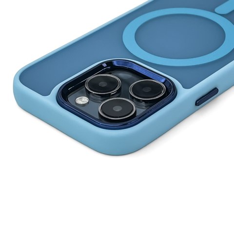 Etui na Samsung Galaxy S24 FE Fashion Case z MagSafe - niebieskie Etui na Samsung Galaxy S24 FE Fashion Case z MagSafe - niebieskie