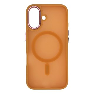 Etui na Samsung Galaxy S24 FE Fashion Case z MagSafe - pomarańczowe