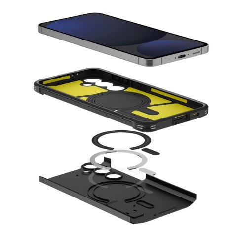 Etui na Samsung Galaxy S24 FE Tough Armor MagSafe - czarne Etui na Samsung Galaxy S24 FE Tough Armor MagSafe - czarne