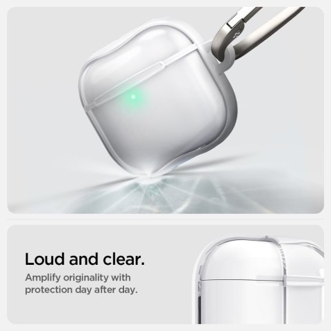 Etui na słuchawki AirPods 4 Ultra Hybrid - białe Etui na słuchawki AirPods 4 Ultra Hybrid - białe