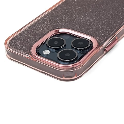 Etui ochronne na Samsung Galaxy S24 FE Glitter Case - różowe z brokatem Etui ochronne na Samsung Galaxy S24 FE Glitter Case - różowe z brokatem