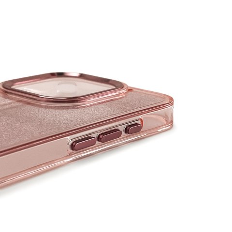 Etui ochronne na Samsung Galaxy S24 FE Glitter Case - różowe z brokatem Etui ochronne na Samsung Galaxy S24 FE Glitter Case - różowe z brokatem
