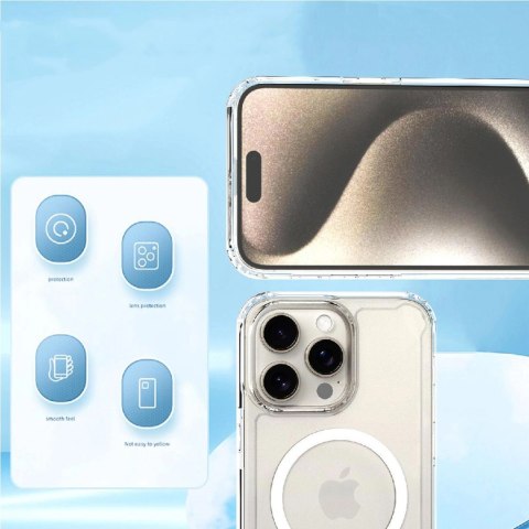 Etui ochronne na Samsung Galaxy S25 Clear Corner Case MagSafe - przezroczyste Etui ochronne na Samsung Galaxy S25 Clear Corner Case MagSafe - przezroczyste