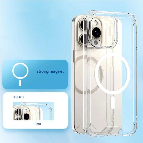 Etui ochronne na Samsung Galaxy S25 Clear Corner Case MagSafe - przezroczyste Etui ochronne na Samsung Galaxy S25 Clear Corner Case MagSafe - przezroczyste