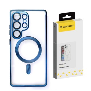 Etui ochronne na Samsung Galaxy S25 Electroplated Case z Magsafe - niebieskie