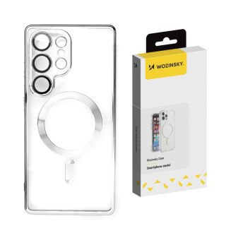 Etui ochronne na Samsung Galaxy S25 Electroplated Case z Magsafe - srebrne