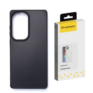 Etui plecki na Samsung Galaxy S25 Carbon Fibre Case z MagSafe - czarne