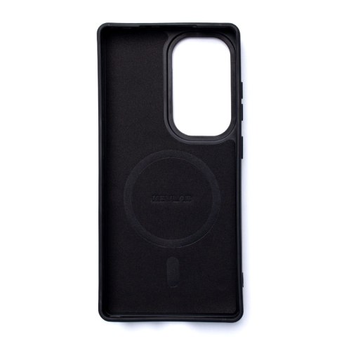 Etui plecki na Samsung Galaxy S25 Carbon Fibre Case z MagSafe - czarne Etui plecki na Samsung Galaxy S25 Carbon Fibre Case z MagSafe - czarne